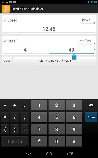 Speed & Pace Calculator screenshot 6