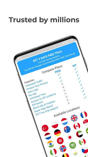 ExaVPN - WiFi Koruması için Hızlı ve Ücretsiz VPN screenshot 4