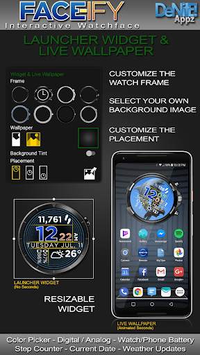 FACE-ify HD Watch Face Widget & Live Wallpaper screenshot 3