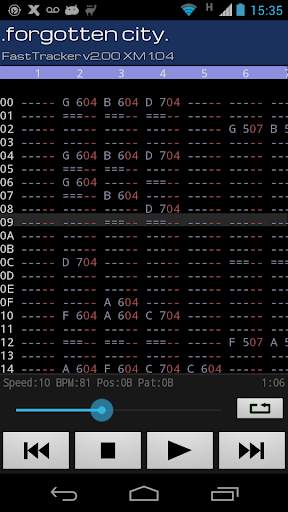 Xmp Mod Player screenshot 4