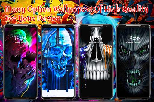 Graffiti  Wallpaper | Skull Wallpaper HD 4K screenshot 1