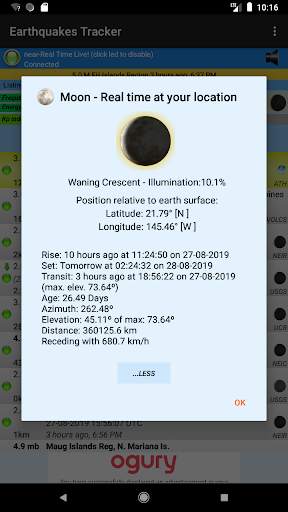 Earthquakes Tracker screenshot 6