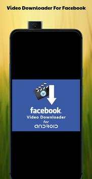 Video Downloader For Facebook screenshot 1