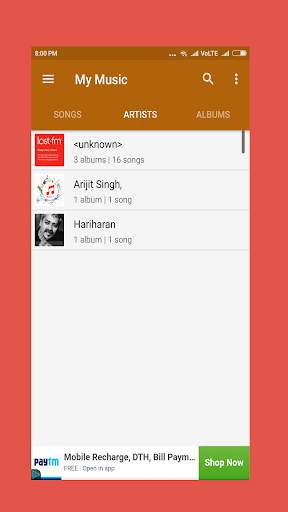 Music Player screenshot 1