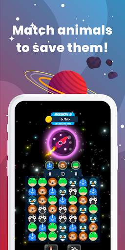 Match 3 Space Safari - Free Match 3 Game screenshot 2
