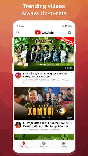 GAGTube - Floating Tube Player, Float Tube Popup screenshot 1