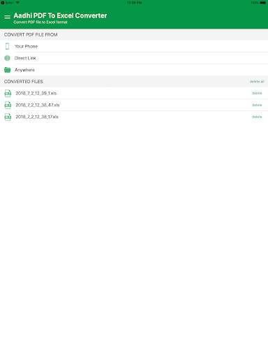 Aadhi PDF To Excel Converter screenshot 5