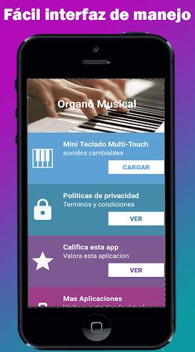 Órgano Piano y Sintetizador screenshot 2