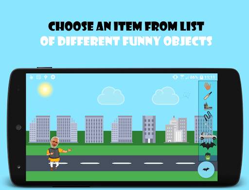 Beat up Modi - Funny Light app. screenshot 2