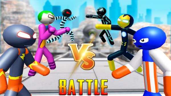 Stickman Heroes Fight: Super Battle Fighting Games screenshot 4