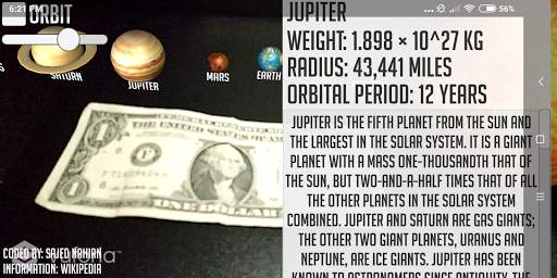 Solar System AR screenshot 3