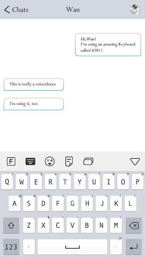 iOS11  Keyboard screenshot 3