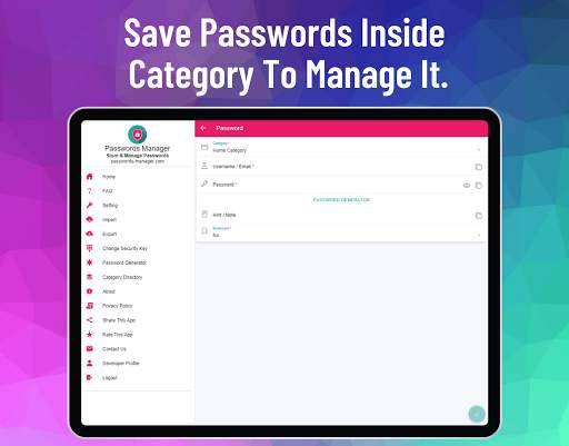 Passwords-Manager скриншот 11