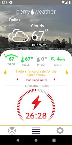 Perry Weather-Lightning Alerts screenshot 2