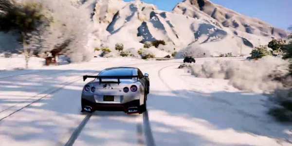 GTR Driving Nissan Winter 3D screenshot 2