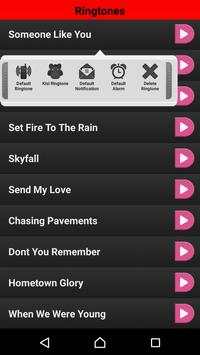 Adele Ringtones / Songs 2 تصوير الشاشة