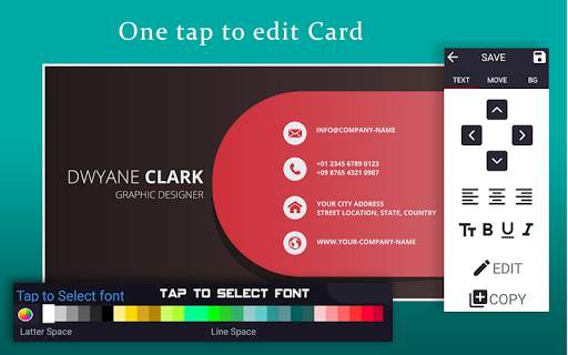 Free Business CARD MAKER – Employee Card maker screenshot 2