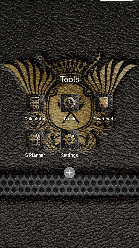 Leather Solo Launcher Theme screenshot 6