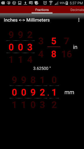 Inches - Metric Converter Free screenshot 1