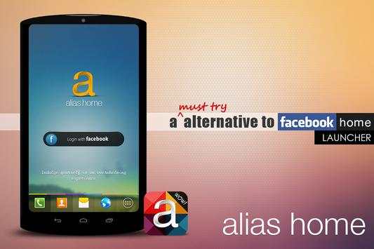 Alias Facebook Home Launcher screenshot 1