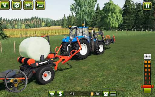 Drive Tractor: Farming Game 3D screenshot 2