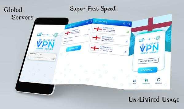 England VPN screenshot 1