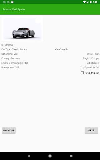 Car Tracker for Forza Horizon 4 स्क्रीनशॉट 5