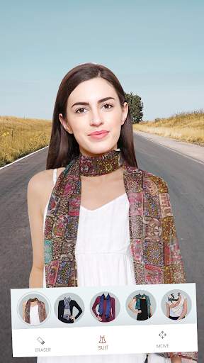 Woman Designer Scarf Photo Suit Editor 5 تصوير الشاشة