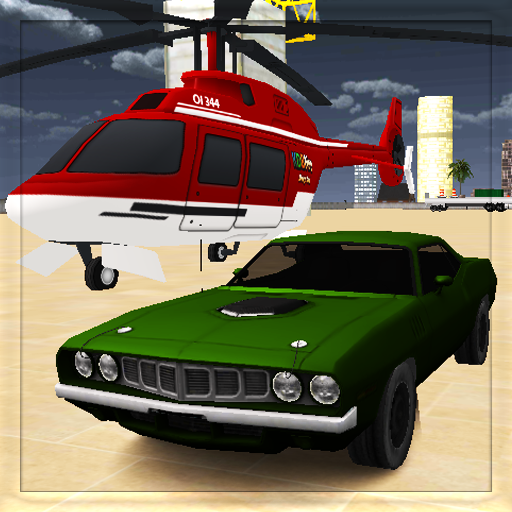 American Retro car 3d icon