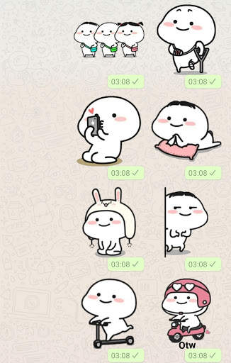 Stiker Quby untuk WhatsApp 2021 screenshot 3