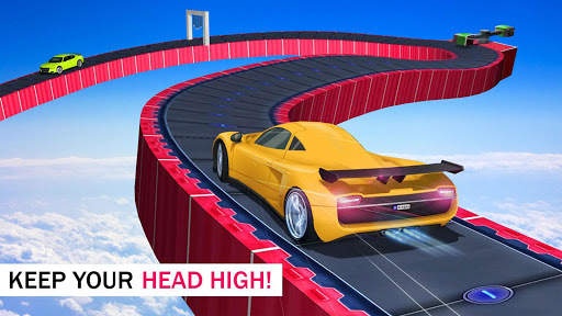 Vertical Mega Ramp Car Stunt Racing 2019 screenshot 4