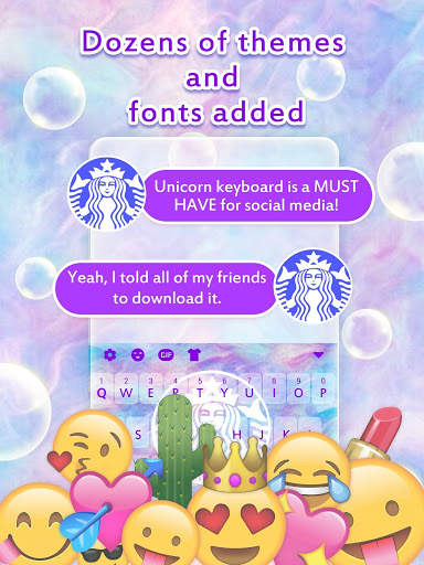 Galaxy Mermaid Keyboard Theme for Girls screenshot 2