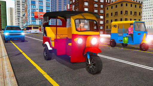 Tuk Tuk Rickshaw Simulator: Modern Tuk Tuk Games screenshot 3