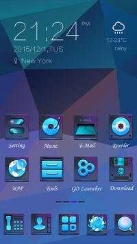 I am black GO Launcher Theme screenshot 3