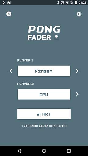1 or 2 players 🏓 Pong Fader - Retro pong game screenshot 1