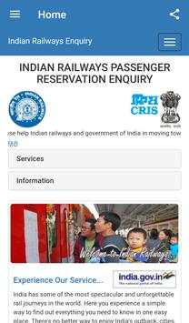 NTES Train Enquiry screenshot 2