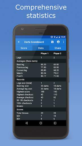 Darts Scoreboard screenshot 2