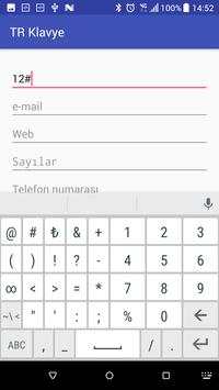 Turkish Keyboard screenshot 4