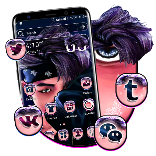 Fantasy Boy Launcher Theme icon