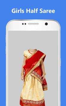 Girls Half Saree Photo Editor screenshot 1