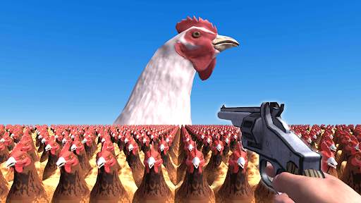 Cluck Shot: Chicken Gun Game screenshot 1
