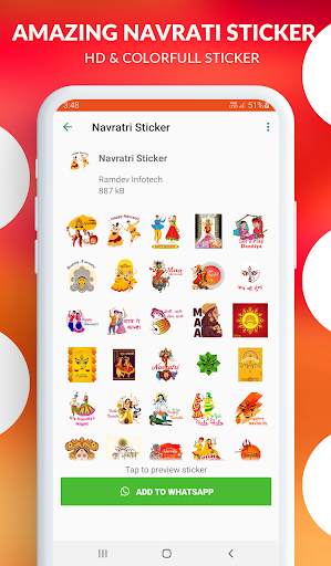 Navratri Sticker for WhatsApp screenshot 3