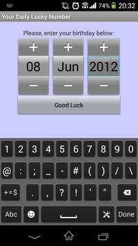 Your Daily Lucky Number screenshot 1