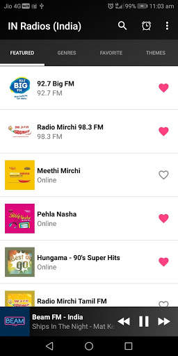 IN Radios - FM, Internet Radio, Free Radio Online screenshot 2