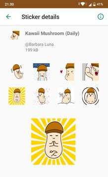 Funny Mushroom Stickers screenshot 4