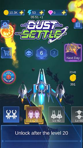 Dust Settle 3D - Galaxy Attack screenshot 5