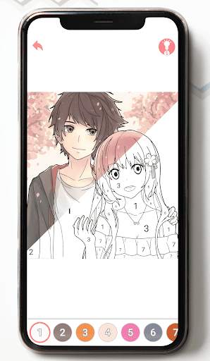 Anime Paint By Number 3 تصوير الشاشة