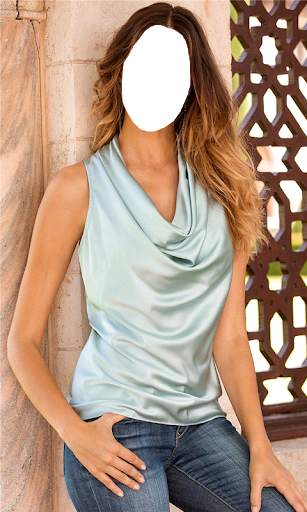 Women Crop Shoulder Photo Maker 16 تصوير الشاشة