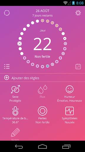 Ovu - Suivi de règles gratuit screenshot 1