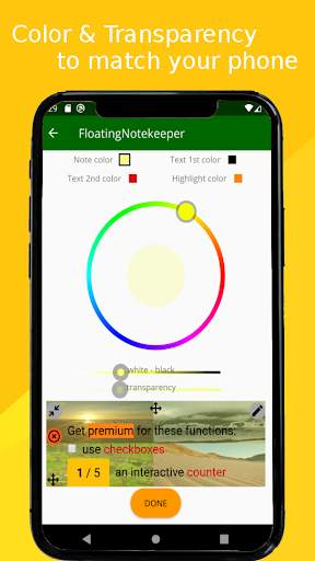 Floating Notekeeper 5 تصوير الشاشة